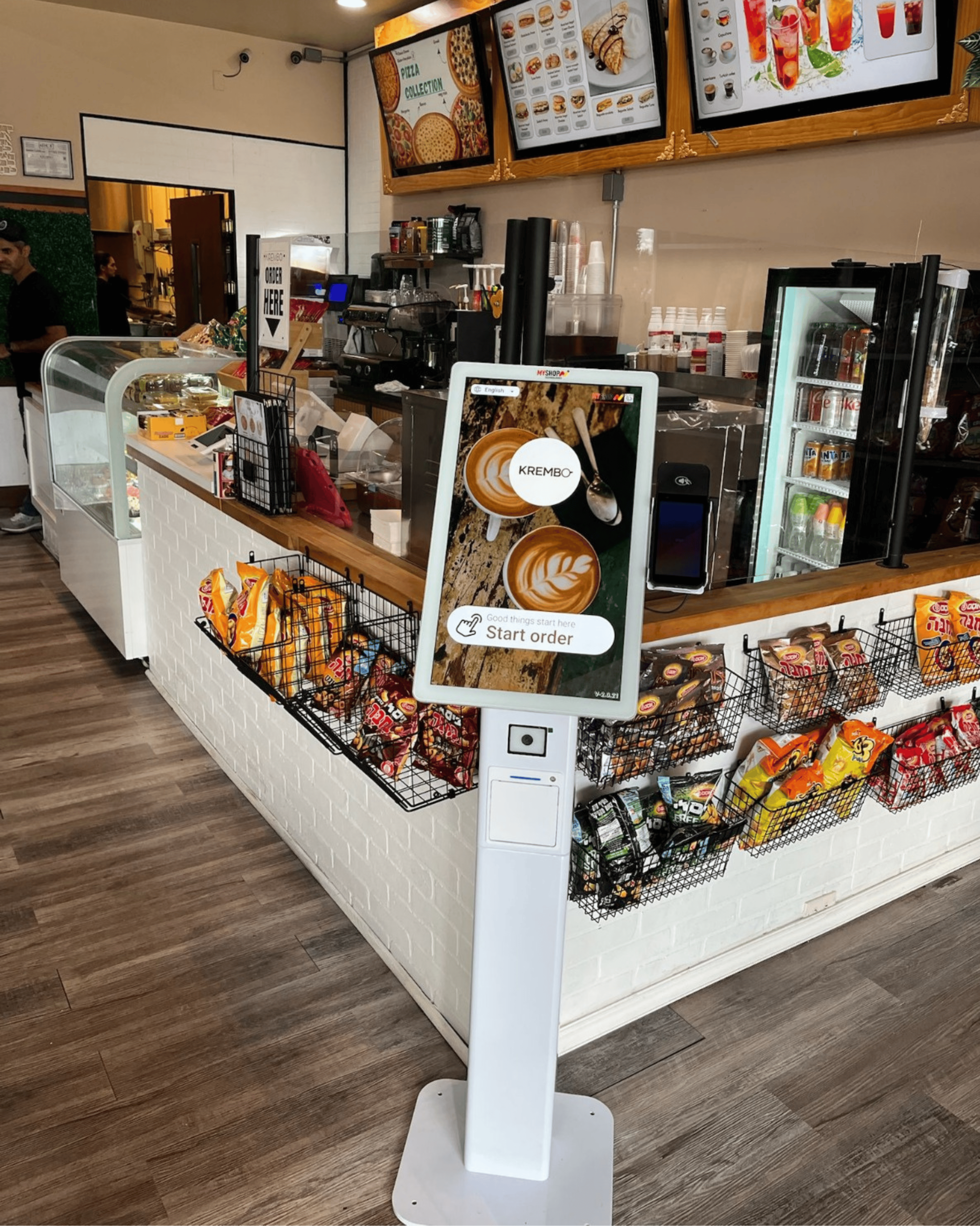 self-service ordering kiosk