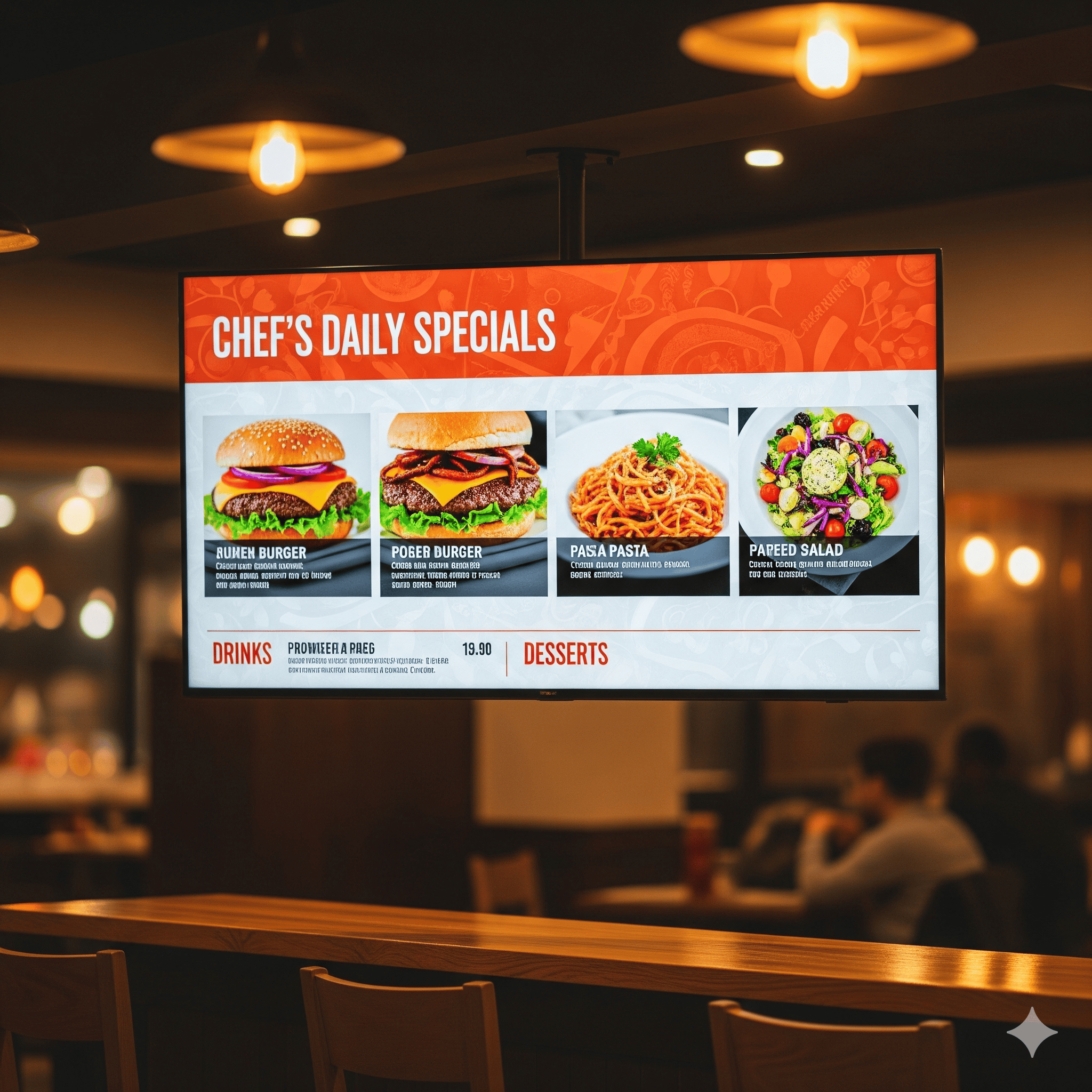 digital menu board